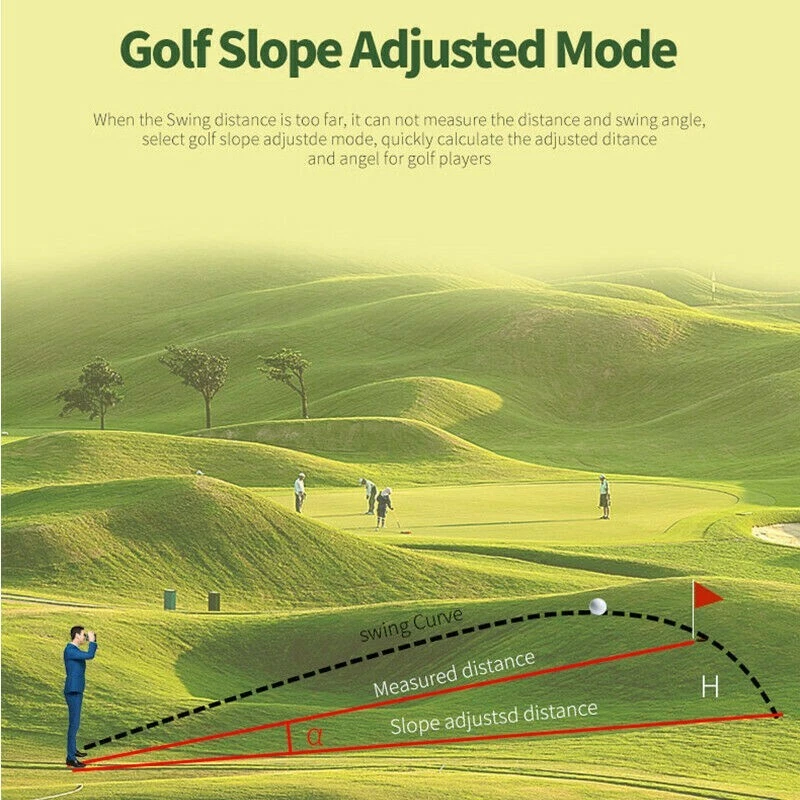 Visionking 6x25 Laser Range Finder Hunting Golf Rain Model 600m Measure Hunter - Image 4 of 4