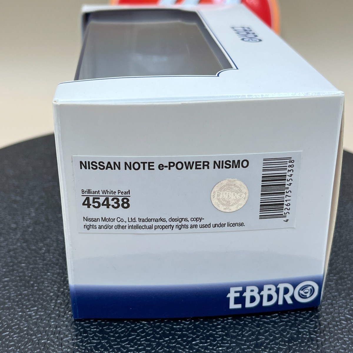 EBBRO 1/43 Nissan Note e-Power nismo white pearl Diecast