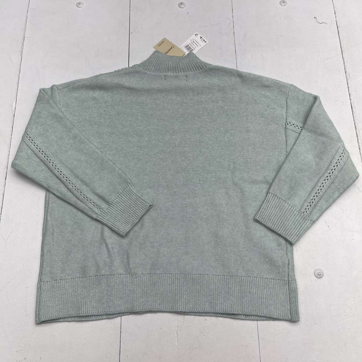 MNG Perkins High Neck Blue Knitted Sweater Women's Medium New | eBay