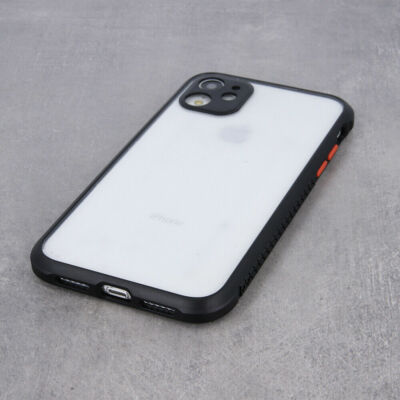 FÜR APPLE IPHONE 13 PRO - DEFENDER HYBRID Back Case Hülle Tasche Cover SCHWARZ