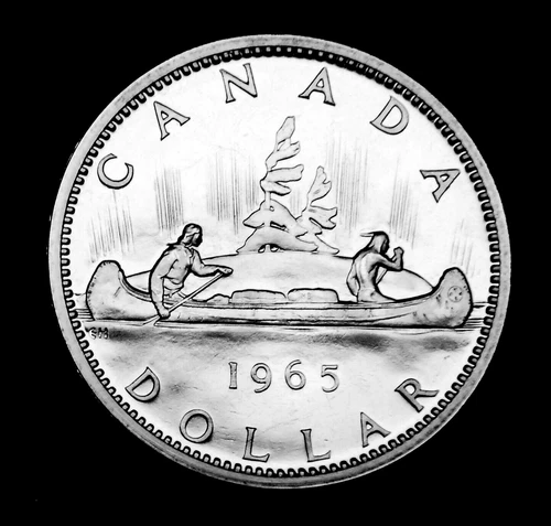 1965 $1 silver proof like MS coin mint cellophane flawless