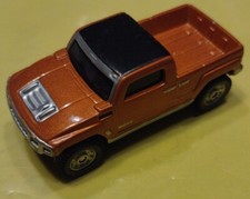 Maisto 2004 Hummer H3t Concept Pickup Truck Orange Copper 1:64 Knobby Tires Rare