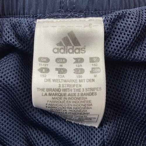 ADIDAS Stretch Waist Blue Activewear Track Pants Boy's Size Medium - Picture 7 of 11