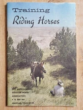 Training Riding Horses c.1960's American Quarter Horse Association Amarillo Vtg