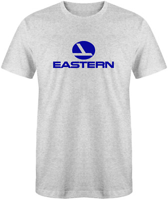 Eastern Air Vintage Airline Logo Light Grey 50/50 T-Shirt - Sizes S-XL