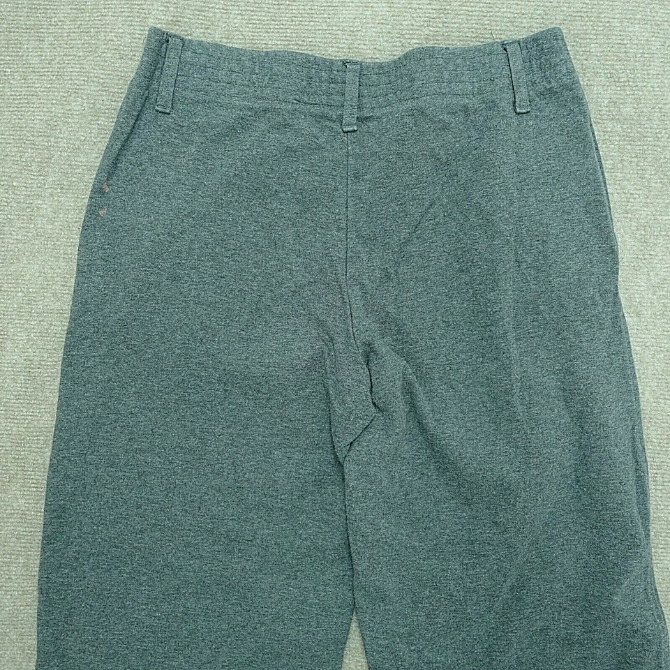 Isaac Mizrahi Sweatpants Pants Women's Medium Gray Cotton Belted - Image 2 of 4