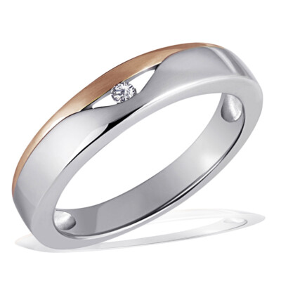 Goldmaid Ring 925 Sterlingsilber Clara rot vergoldet 1 Zirkonia Echtschmuck NEU