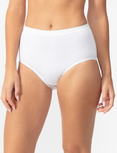 FEM Organic Cotton Underwear for Women Full Brief Women's Panties - 3 pk