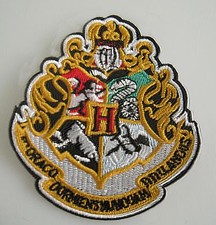 Harry Potter - Wappen Patch - Aufnäher zum Aufbügeln auf Kostüme etc. - neu