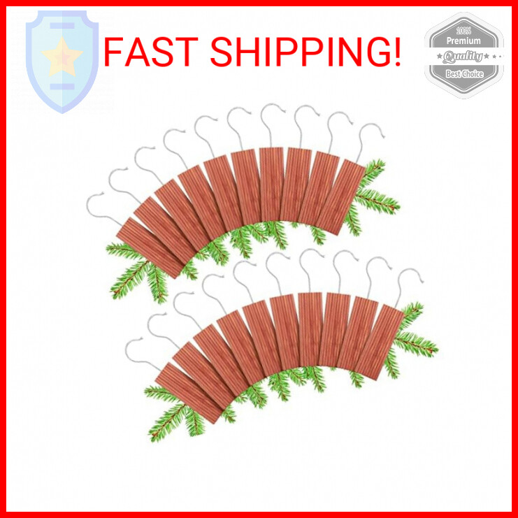 Natural Aromatic Cedar Closet Hangers and Clothes Storage Blocks-image