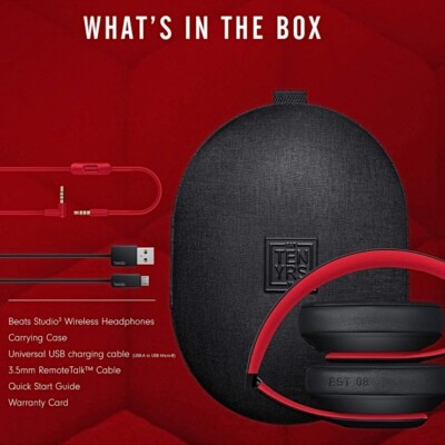 NEW SEALED Beats Studio3 Decade Collection Wireless Headphones