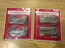 Holiday Time 300 2 1/2" Silver Ornament Hooks Christmas Tree Wire Hangers