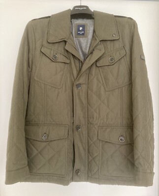 Pierre Cardin Jacke Herren Größe 26 (52) oliv all weather Quality  NEU