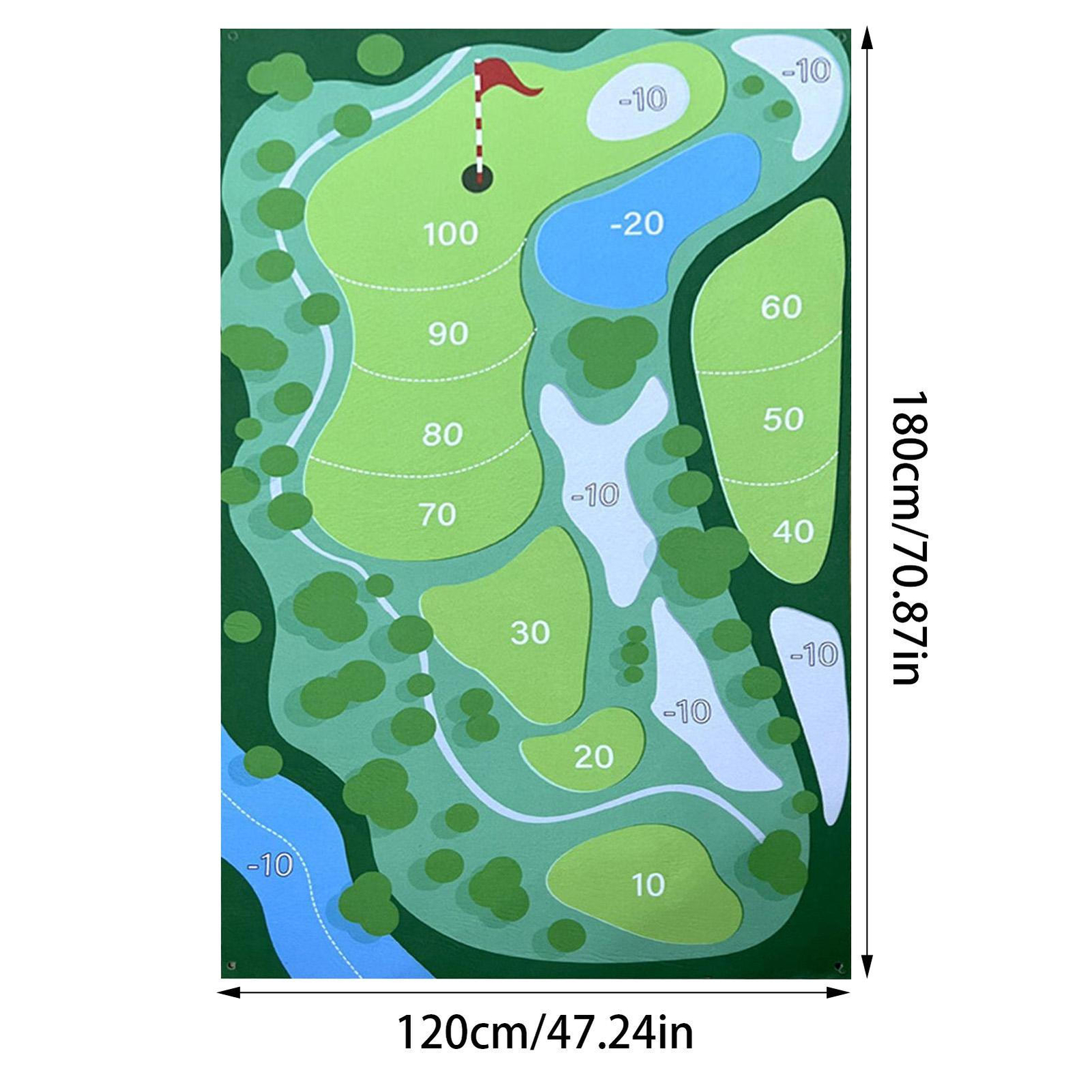Golf Chipping Mat Indoor Golf Games and Outdoor Golf Practice Mats