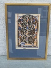 Alte Miniatur Wurzel Jesse Ingeborg Psalter Chantilly Musee Konde 23,5Karat Gold