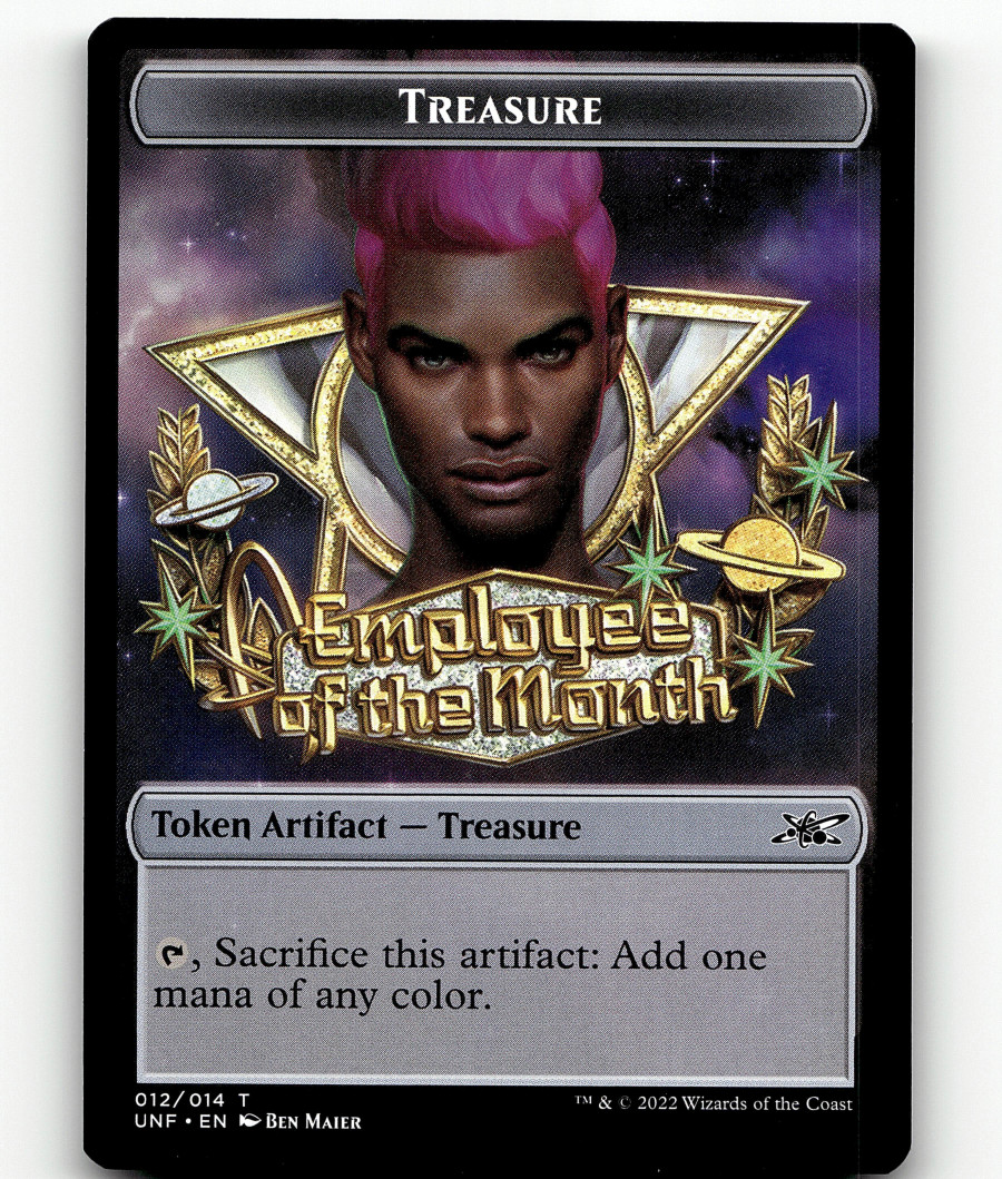 MTG Unfinity Treasure Token (012) Regular Token