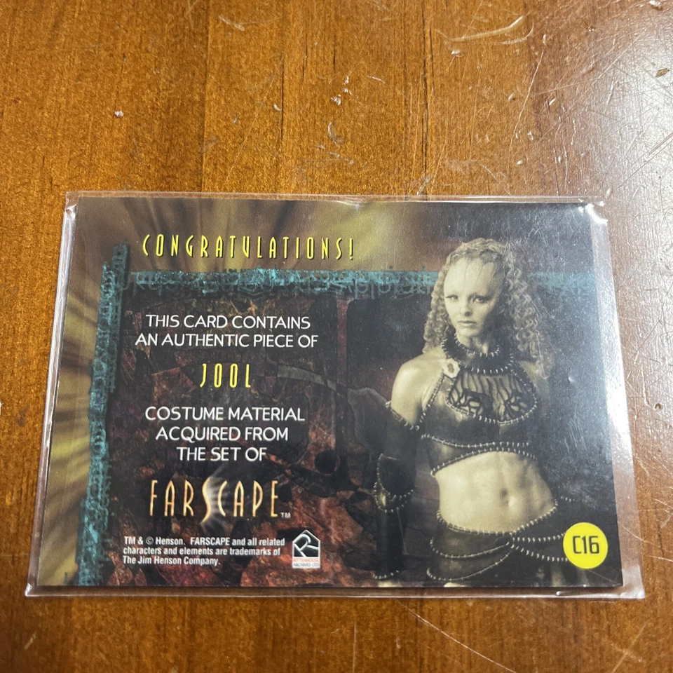 FARSCAPE 2003 RA SEASON 4 C16 Tammy MacIntosh as Jool COSTUME CARD - Image 2 of 2