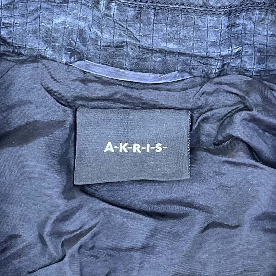 Chaqueta Akris Suiza Mujer 10 Carbón Cinturón 100% Seda Sin Forro Gabardina Foto 4 de 4