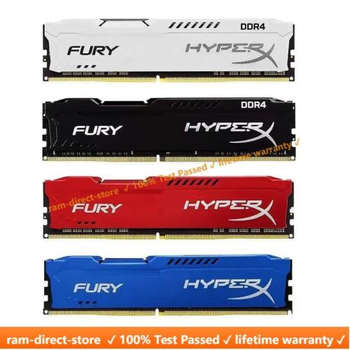 HyperX FURY RAM DDR4 16GB 8GB 32GB 4GB 3200 2666 2400 2133 Desktop Memory DIMM - Afbeelding 1 van 11