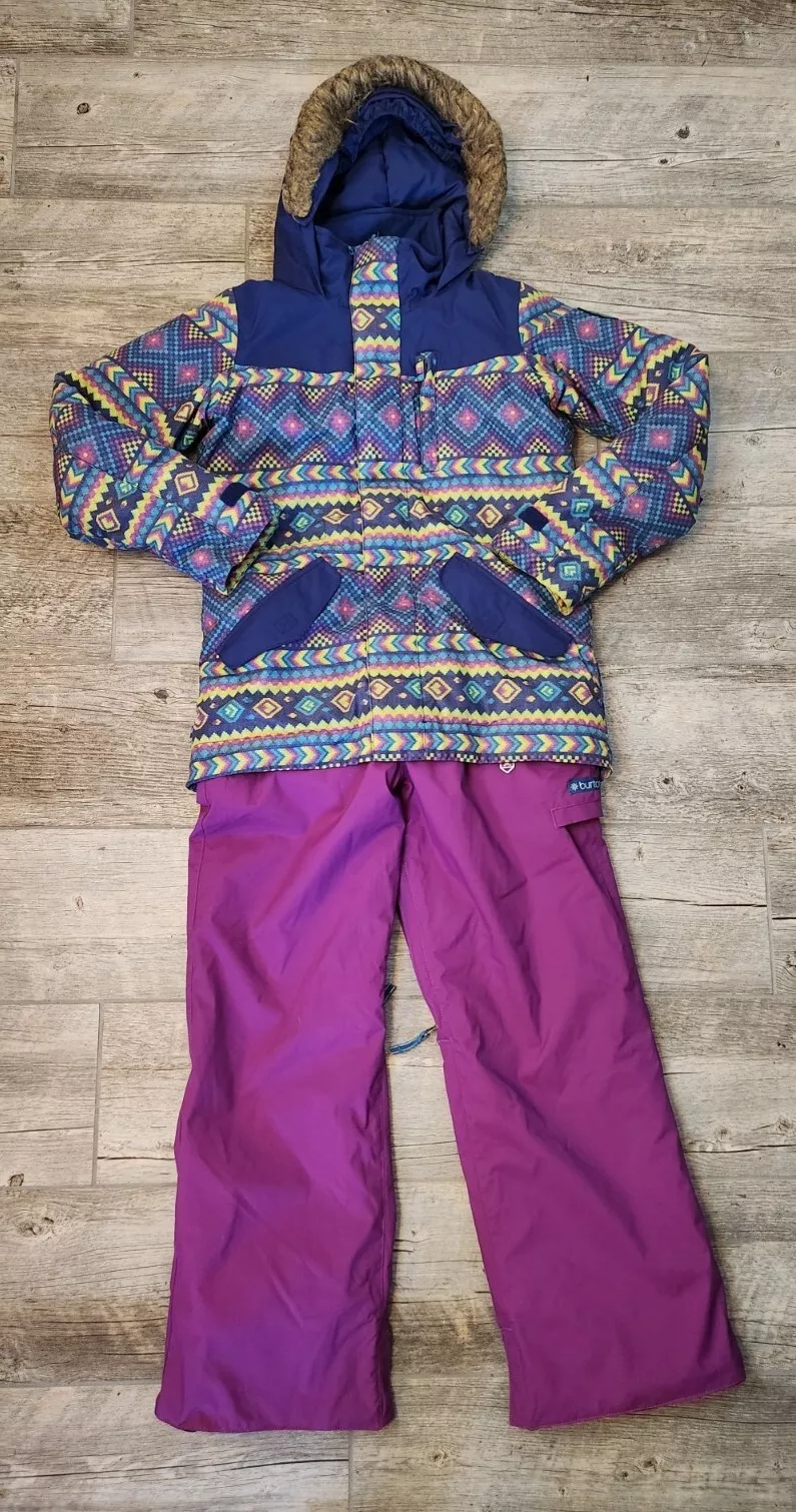 burton dryride hooded ski snowsuit jacket