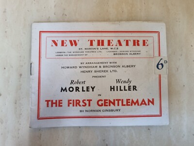 Der erste Gentleman Robert Morley Wendy Hiller Wilfrid Walter Una Venning