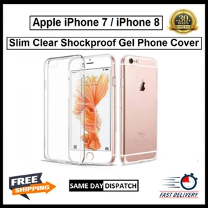 Pour Apple iPhone 7 / iPhone 8 Couverture de téléphone de gel sans choc Slim Clear