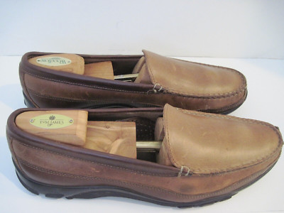 ALLEN EDMONDS BOULDER BROWN LEATHER DRIVING MOC SLIP-ON  display picture 1