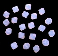 12 6mm Swarovski Crystal Bicone Beads 5328- VIOLET OPAL