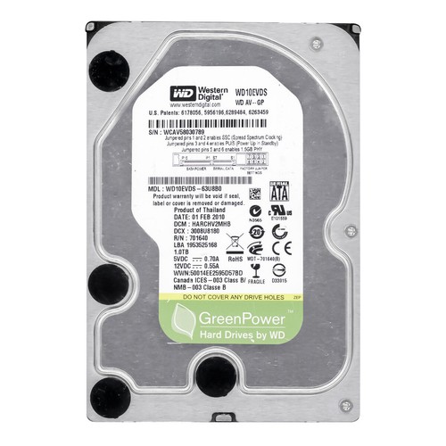 WD Av-Gp 1TB 5.4K 32MB SATA II 3.5'' WD10EVDS - Picture 3 of 3