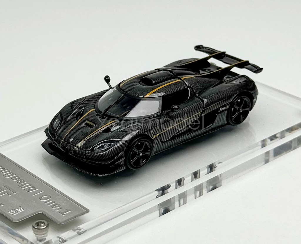 Timetop 1:64 Full Carbon Gold One Racing Sports Model Diecast