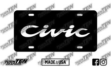 Honda Civic 1992-1995 Jdm Eg6 Vanity License Plate