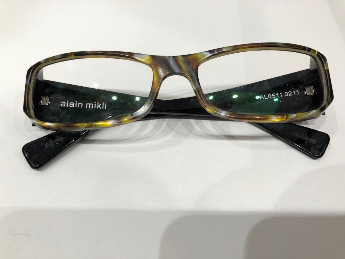 Alain Mikli Cell Frame AL0511 0210 Eyeglasses 【良品 Alain Mikli Cell Frame AL0511 0210 Eyeglasses 【良品