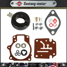 Carb Rebuild Repair Kit With Float For Johnson Evinrude 18/20/25/28/30/40 HP New