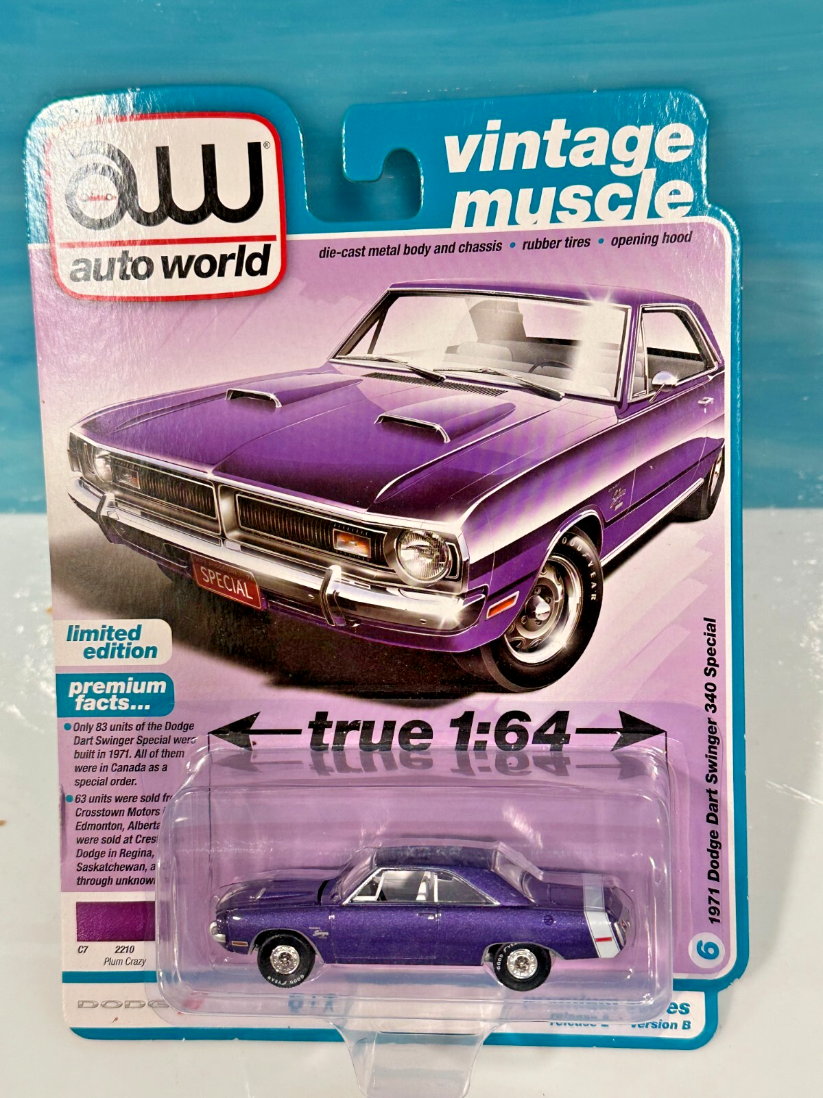 1971 Dodge Dart Swinger 340 Special Muscle Car Factory Sealed by Auto World