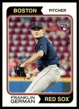 2023 Topps Heritage Franklin German Rookie G154 Boston Red Sox #77