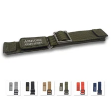 Nylon Watch Strap 18m 20mm 22mm Watch Band Hook&Loop Sport Waterproof Adjustable