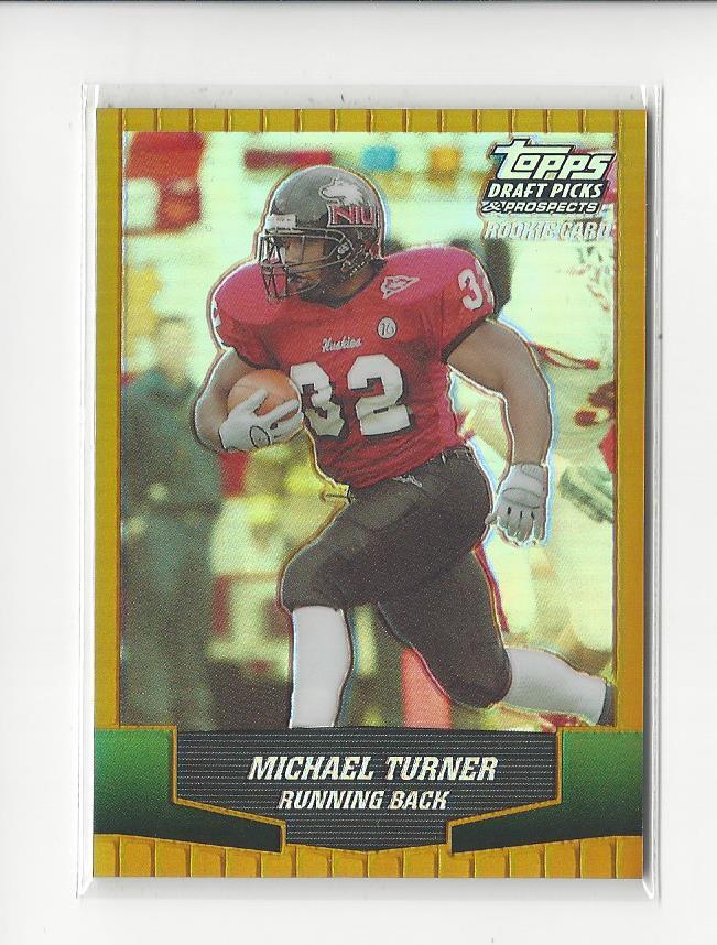 Michael Turner Topps Draft Picks & Prospects #148 Gold Chrome