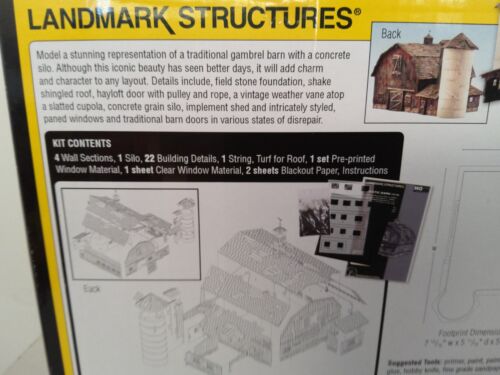 DESIGN PERSEREVATION MODEL HO BUILDING KIT RUSTIC BARN NUMBER5190 - Picture 2 of 3