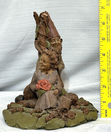 Tom Clark Gnome "Sugar and Spice" 1984 Edition #73 Number 1073 Signed COA & Card - Picture 2 of 8