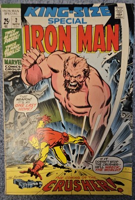 Invincible Iron Man #2 1970 Very Good Read Cond,  Some Yellowing See Pics