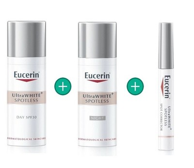 Eucerin Ultrawhite Spotless Day Night Spot Corrector (3 Items) DHL SHIPPING