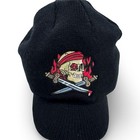 MINT VTG Walt Disney World Pirates Of The Caribbean  Embroidered Visored Beanie — photo 1