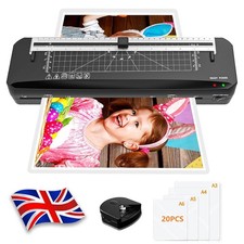 Laminator for A3 A4 A5 with 20pcs Laminating Pouches Thermal  Laminating Machine