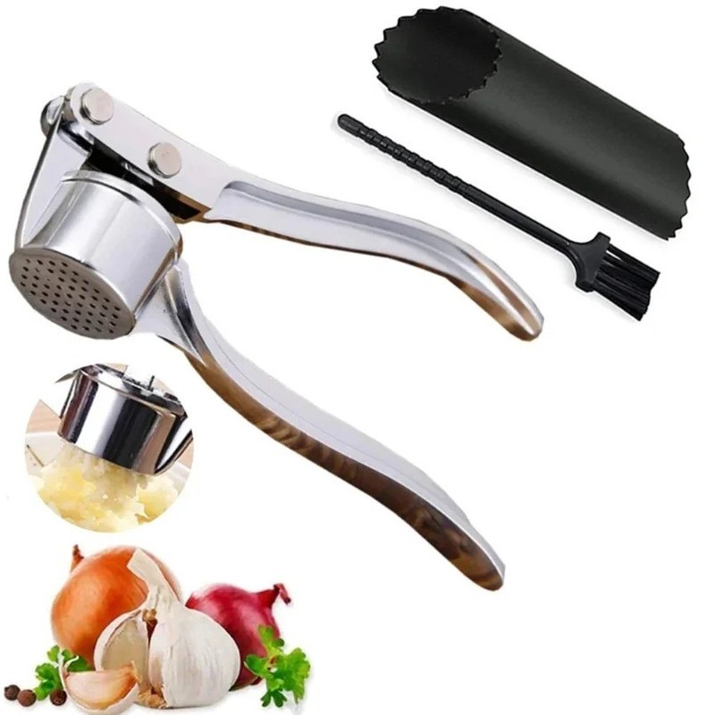 Kitchen Gadgets Garlic Press Stainless Steel Household tools Garlic mincer