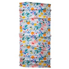 Karma Penelope Wide Fabric Headband for Women, White Colorful