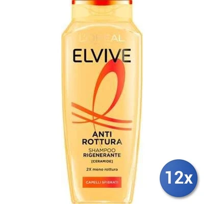 12x Elvive Shampoo Anti-Bruch 250 Ml Multicolore - Bild 1 von 3