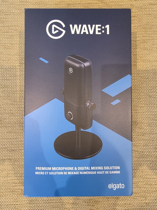 Elgato Wave:1 - Premium Cardioid USB Condenser Microphone for Streaming, Gaming,
