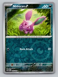 Nidoran M 032/165 Reverse Holo Scarlet & Violet 151
