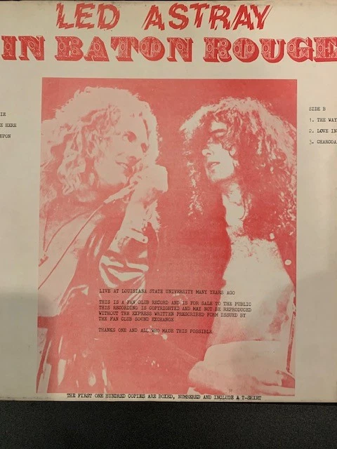 Led Zeppelin - Led Astray In Baton Rouge - Image 3 of 3