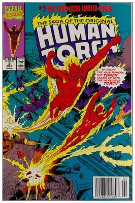 Saga of Original Human Torch #2 1990 Marvel Comics VF/NM Comic Book Newsstand